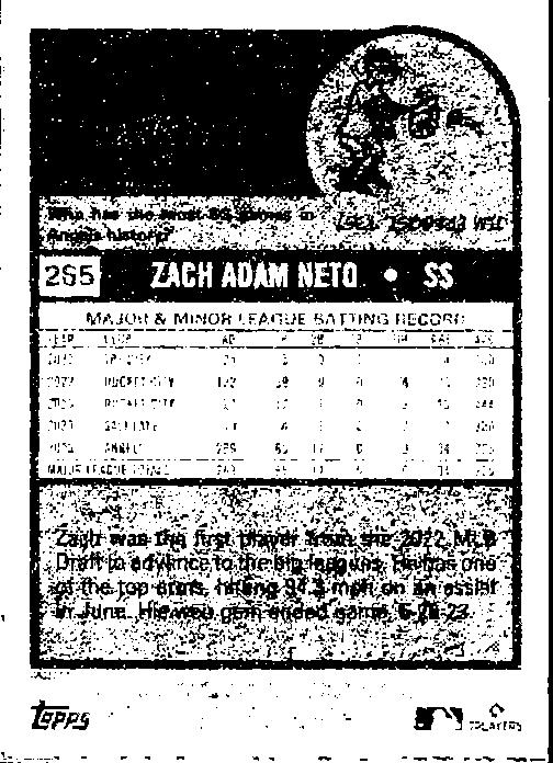 2024 Topps Heritage #265 Zach Neto