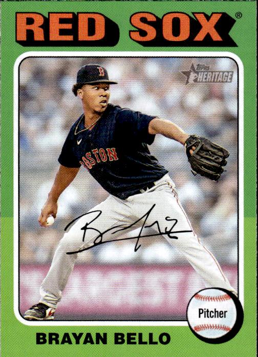 2024 Topps Heritage #342 Brayan Bello