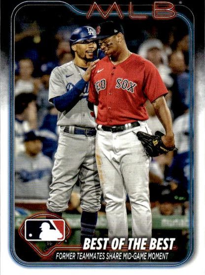 2024 Topps #424 Best Of The Best (Mookie Betts / Rafael Devers)