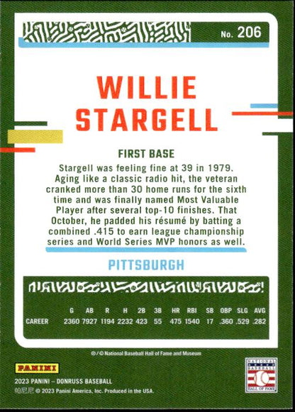 2023 Donruss #12 Willie Stargell