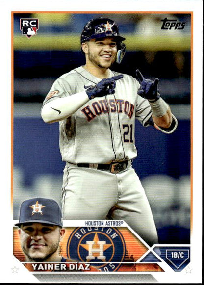 2023 Topps #635 Yainer Díaz