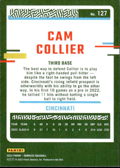 2023 Donruss #127 Cam Collier