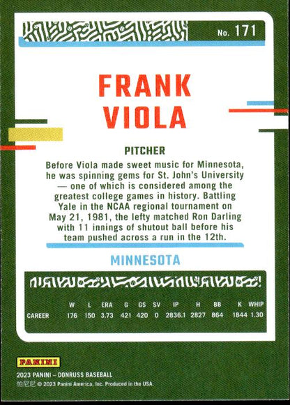 2023 Donruss #171 Frank Viola