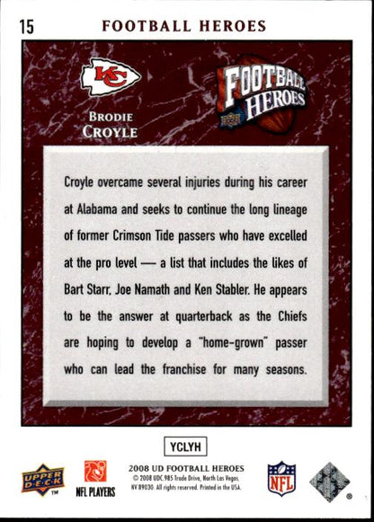 2008 Upper Deck Heroes #15 Brodie Croyle