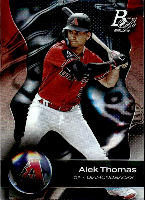 2023 Bowman Platinum #17 Alek Thomas #/50