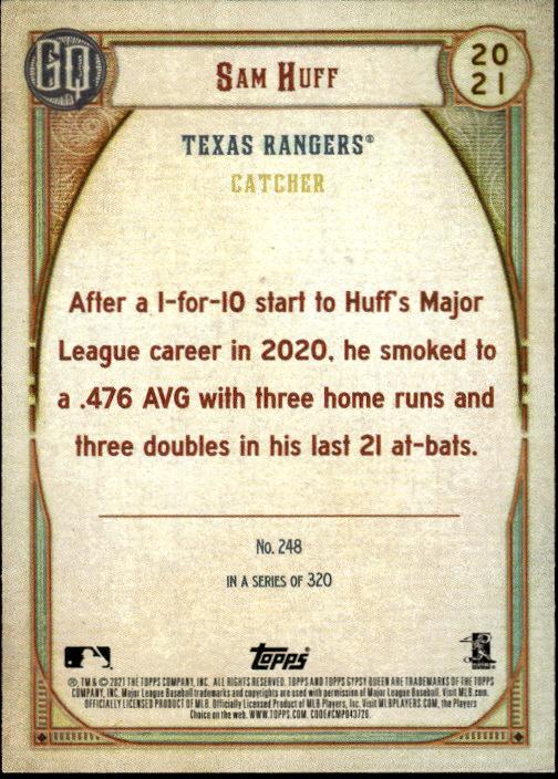 2021 Topps Gypsy Queen #248 Sam Huff