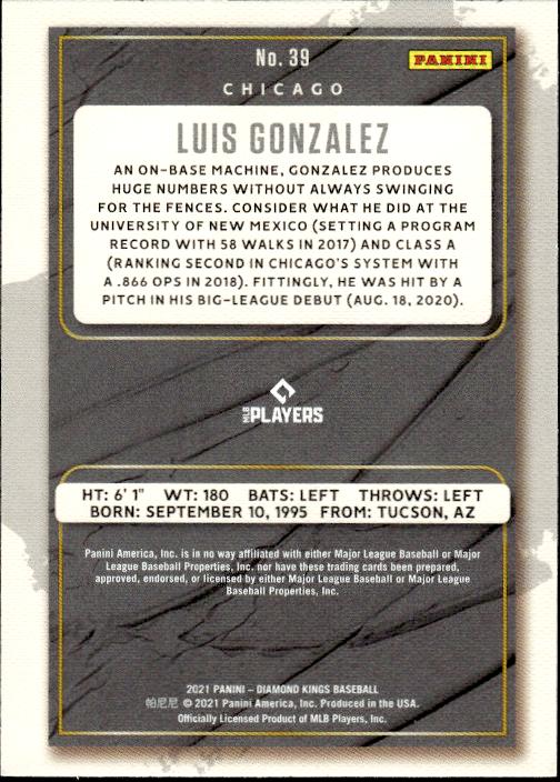 2021 Panini Diamond Kings #39 Luis Gonzalez