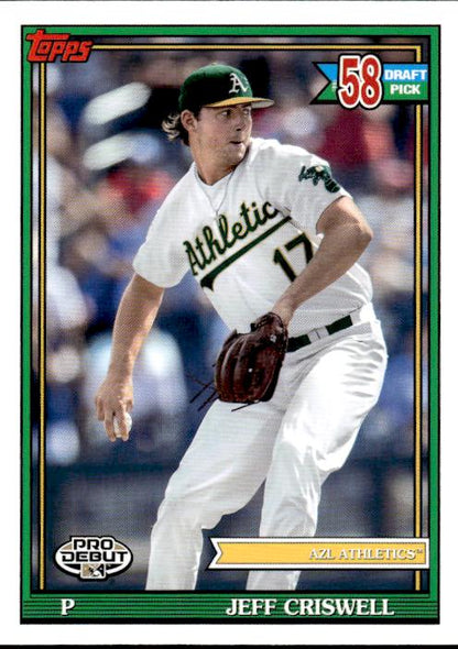 2021 Topps Pro Debut #PD-200 Jeff Criswell #/99