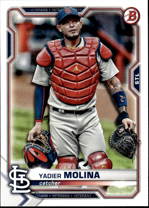 2021 Bowman #42 Yadier Molina