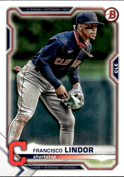 2021 Bowman #30 Francisco Lindor