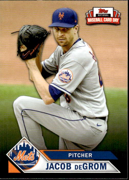 2021 Topps National Baseball Card Day #18 Jacob deGrom