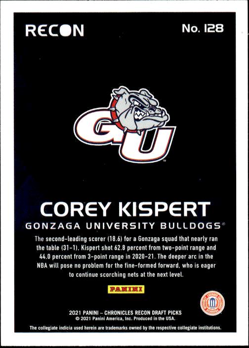 2021 Panini Chronicles Draft Picks #128 Corey Kispert