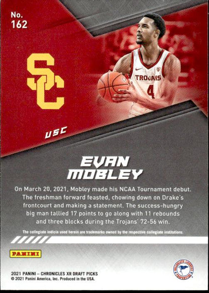 2021 Panini Chronicles Draft Picks #162 Evan Mobley