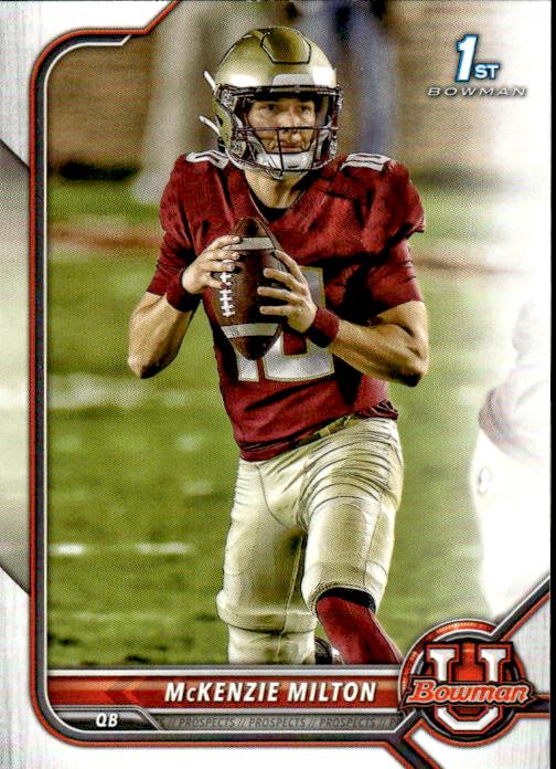 2021-22 Bowman University #13 McKenzie Milton