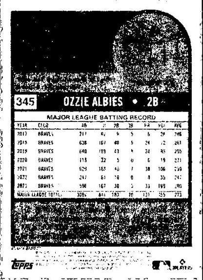 2024 Topps Heritage #345 Ozzie Albies