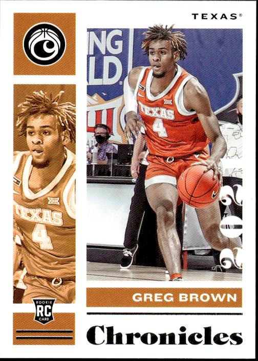 2021 Panini Chronicles Draft Picks #14 Greg Brown III