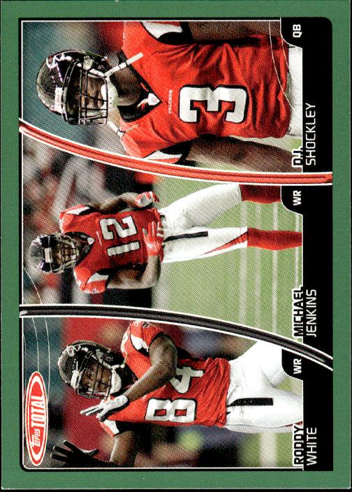 2007 Topps Total #99 Michael Jenkins / D.J. Shockley / Roddy White