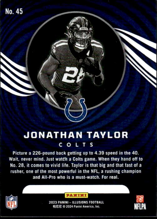 2023 Panini Illusions #45 Jonathan Taylor