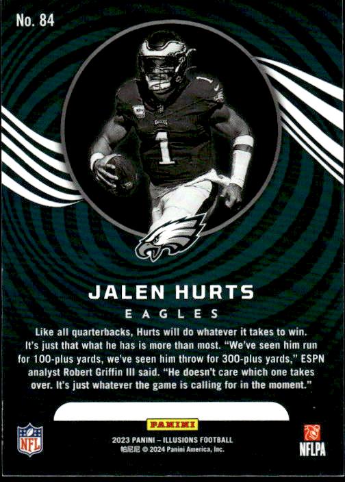 2023 Panini Illusions #84 Jalen Hurts