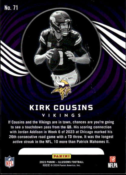 2023 Panini Illusions #71 Kirk Cousins