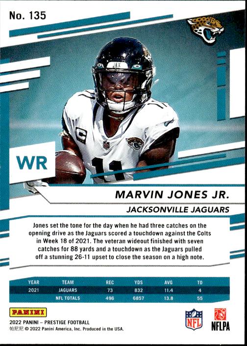 2022 Panini Prestige #135 Marvin Jones Jr.