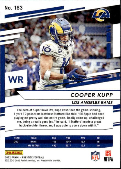 2022 Panini Prestige #163 Cooper Kupp