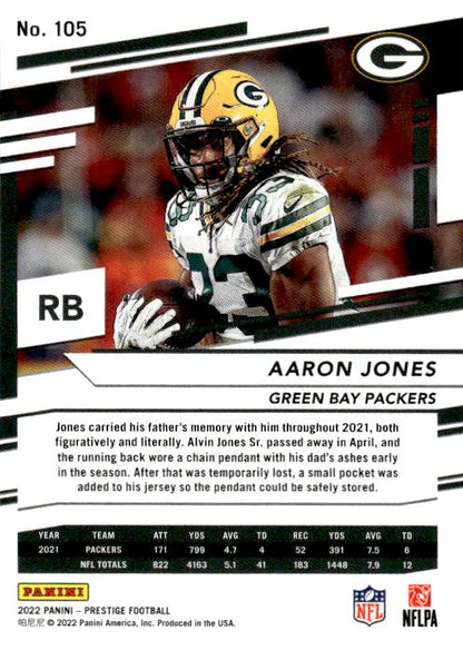 2022 Panini Prestige #105 Aaron Jones