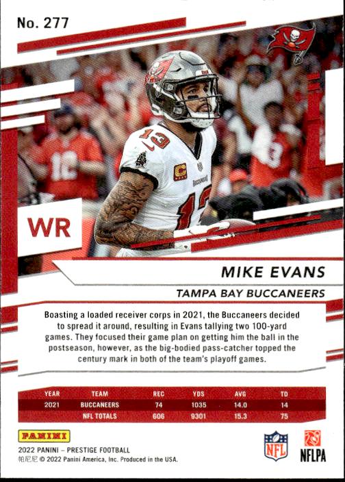 2022 Panini Prestige #277 Mike Evans