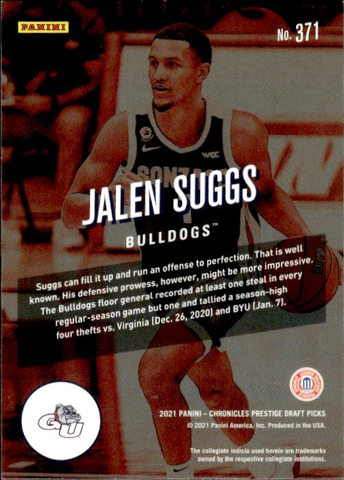 2021 Panini Chronicles Draft Picks #371 Jalen Suggs