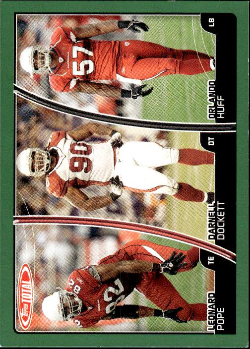 2007 Topps Total #11 Orlando Huff / Leonard Pope / Darnell Dockett