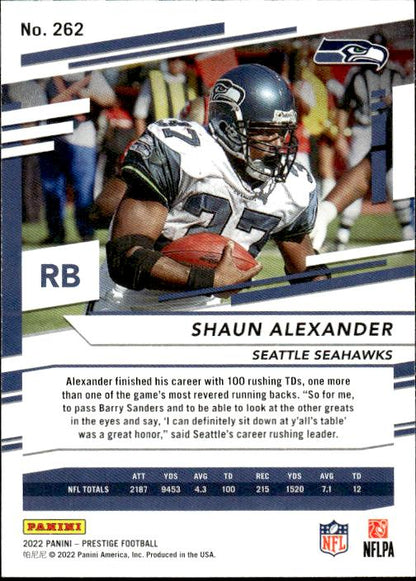 2022 Panini Prestige #262 Shaun Alexander