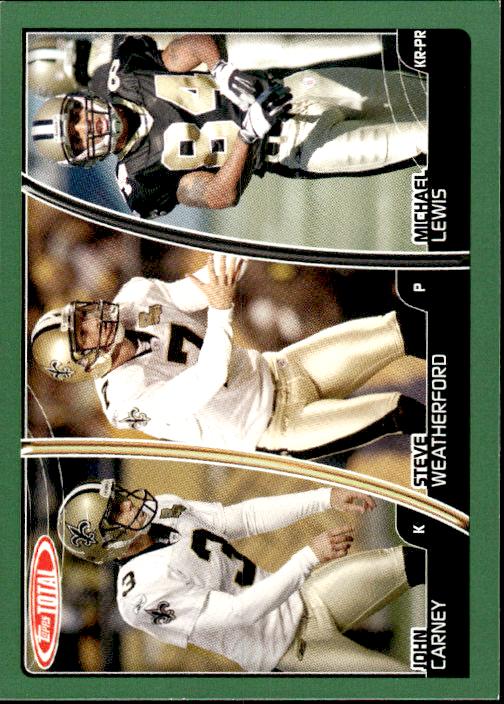 2007 Topps Total #407 Steve Weatherford / Michael Lewis / John Carney