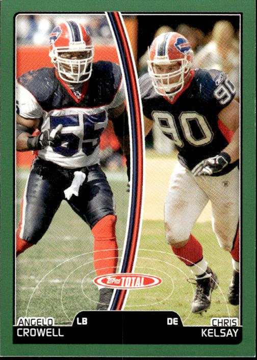 2007 Topps Total #361 Chris Kelsay / Angelo Crowell