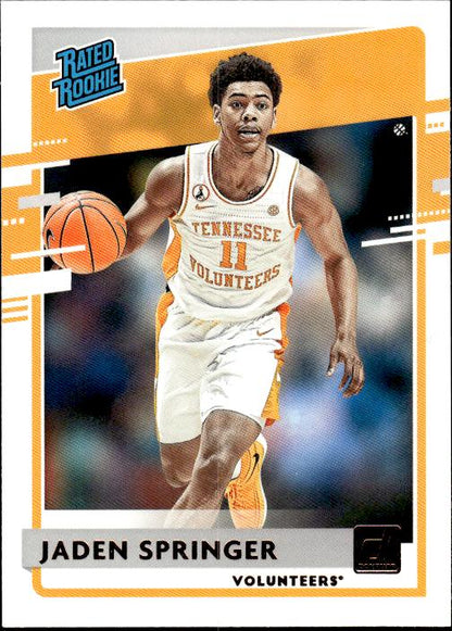 2021 Panini Chronicles Draft Picks #45 Jaden Springer