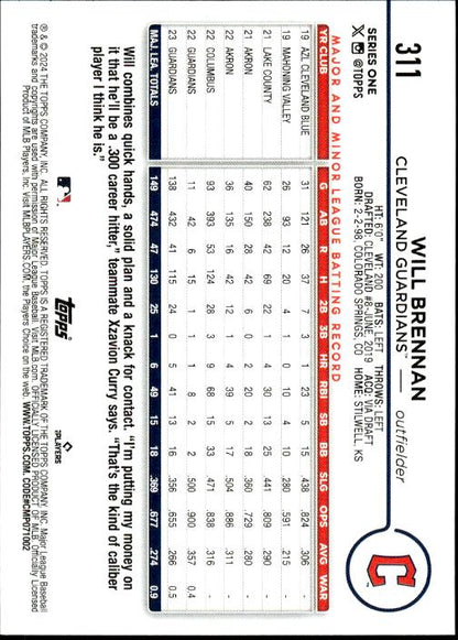 2024 Topps #311 Will Brennan