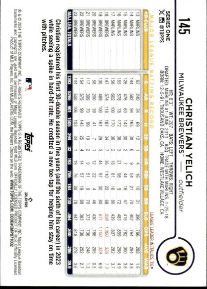 2024 Topps #NL-10 Christian Yelich