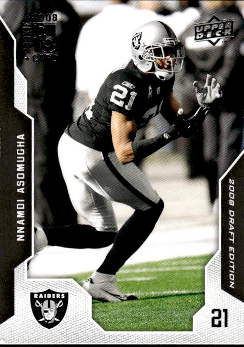 2008 Upper Deck Draft Edition #172 Nnamdi Asomugha