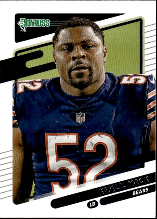 2021 Donruss #203b Khalil Mack No Helmet