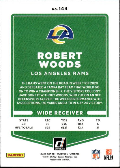 2021 Donruss #144 Robert Woods