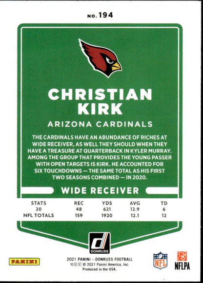 2021 Donruss #194 Christian Kirk