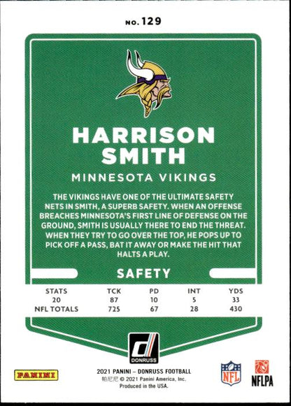 2021 Donruss #129 Harrison Smith