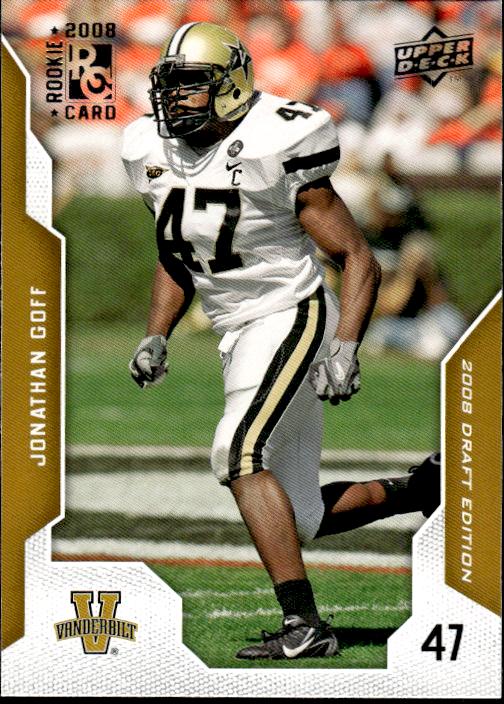 2008 Upper Deck Draft Edition #79 Jonathan Goff