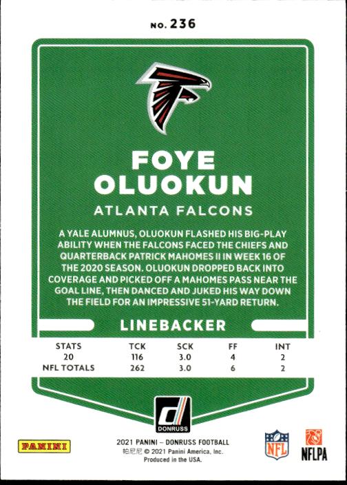 2021 Donruss #236 Foye Oluokun