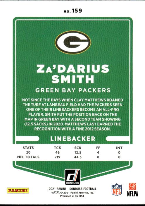 2021 Donruss #159 Za'Darius Smith