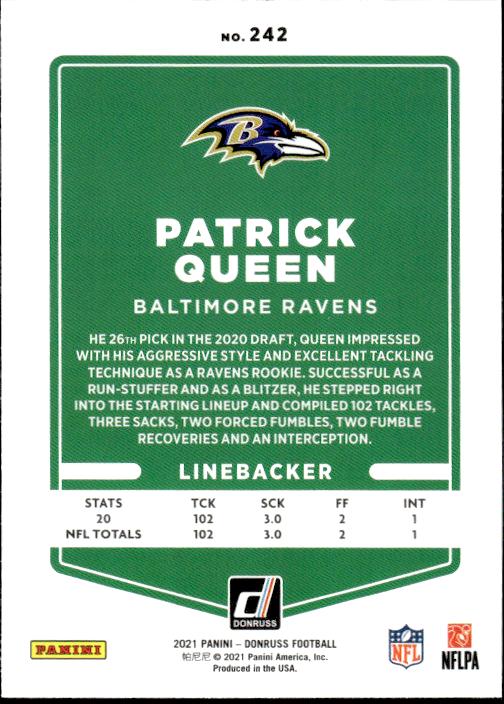 2021 Donruss #242 Patrick Queen