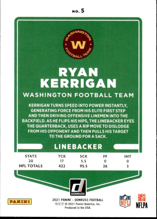 2021 Donruss #5 Ryan Kerrigan