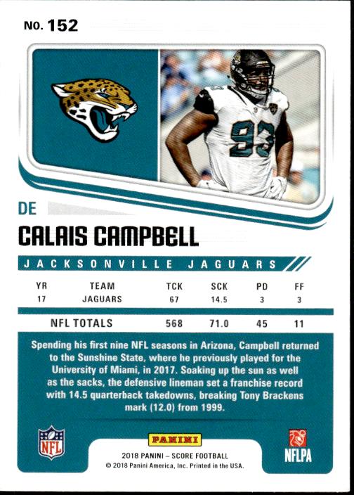 2018 Score #152 Calais Campbell