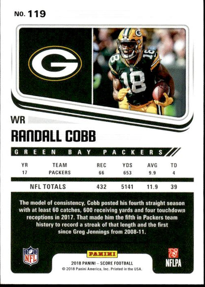 2018 Score #119 Randall Cobb