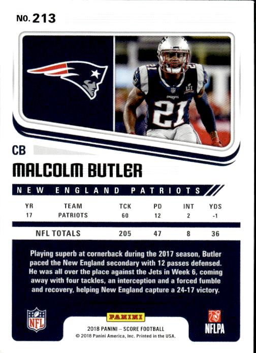 2018 Score #213 Malcolm Butler