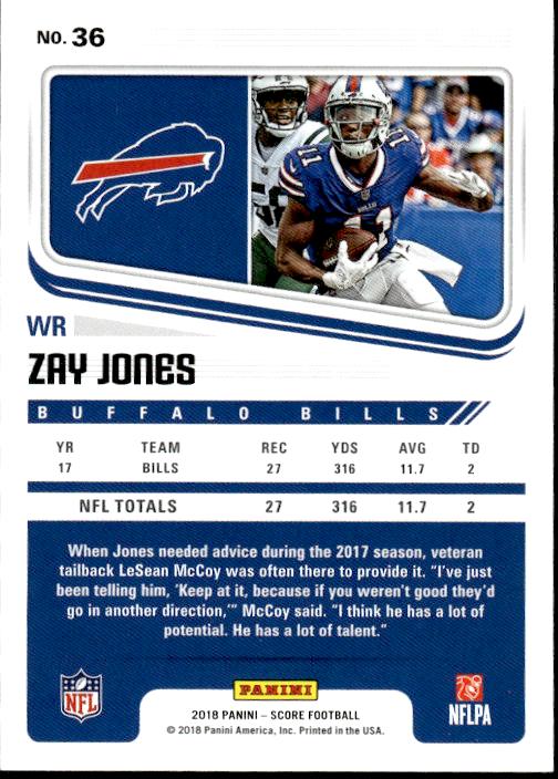 2018 Score #36 Zay Jones